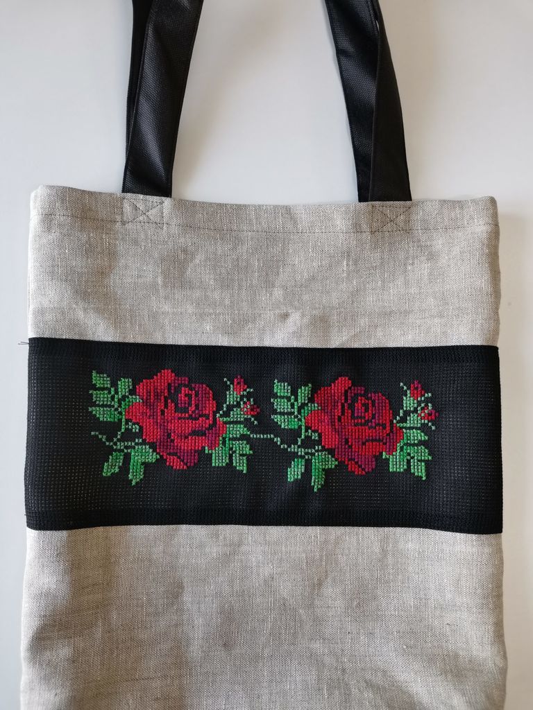 Bag with roses
